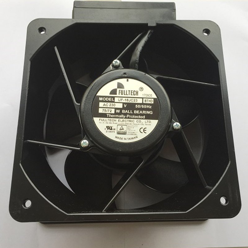 Taiwan FULLTECH UF-18JC23BTHD 180*180 90mm AC230V 180mm Cooling Fan All-Metal High Temperature Resistant DC Power Supply Fan